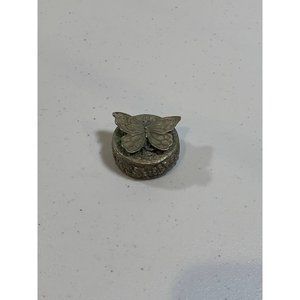 Vintage Antique Ring Jewelry Box Butterfly